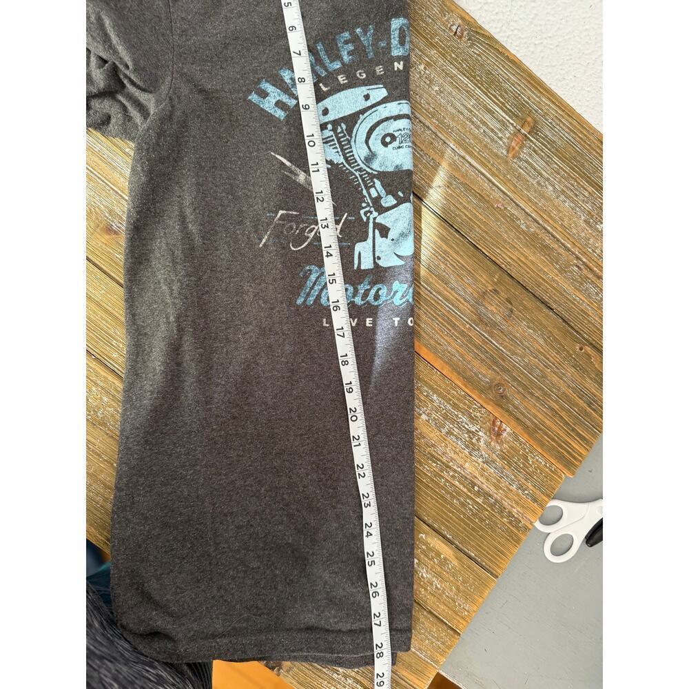 Harley Davidson T Shirt Cherokee North Carolina 2016 Biker Gray Mens L‎ - Picture 7 of 7